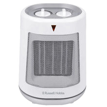 Russell Hobbs RHFH1008 2kW Oscillating Ceramic Heater in White and Grey