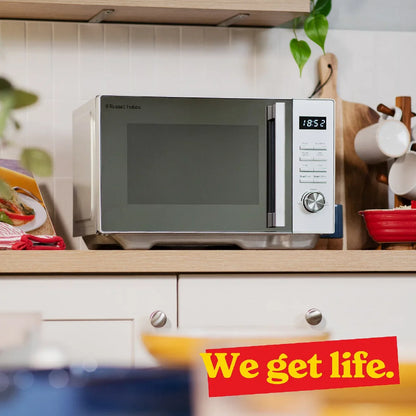 Russell Hobbs RHFM2365S, 23L Flatbed Digital Microwave in Silver