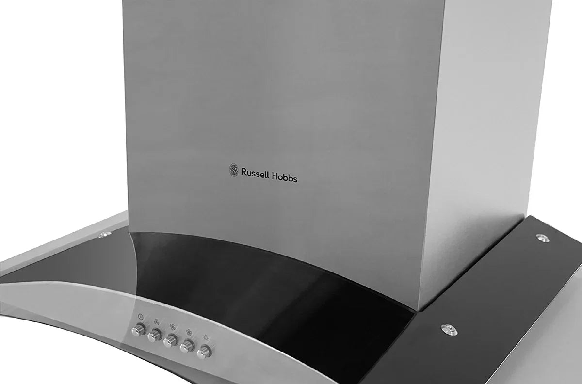 Russell Hobbs RHGCH601SS-M 60cm Wide Stainless Steel & Glass Chimney Cooker Hood