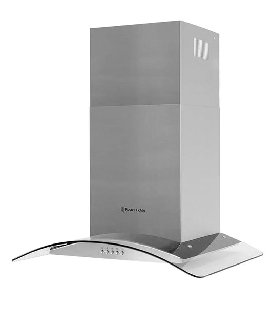 Russell Hobbs RHGCH601SS-M 60cm Wide Stainless Steel & Glass Chimney Cooker Hood