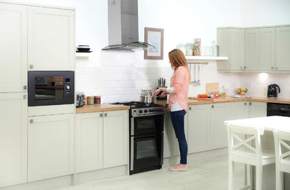 Russell Hobbs RHGCH601SS-M 60cm Wide Stainless Steel & Glass Chimney Cooker Hood