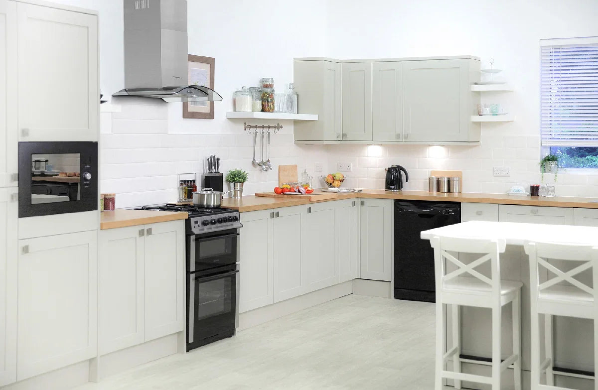 Russell Hobbs RHGCH601SS-M 60cm Wide Stainless Steel & Glass Chimney Cooker Hood