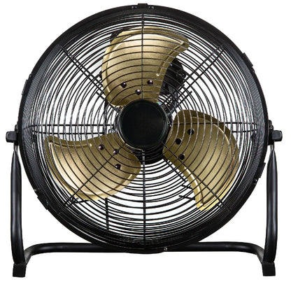 Russell Hobbs RHGF1221BG 12” High Velocity Floor Fan in Brushed Gold