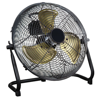 Russell Hobbs RHGF1221BG 12” High Velocity Floor Fan in Brushed Gold