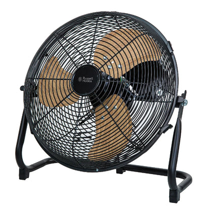 Russell Hobbs RHGF1221WDB 12” Floor Fan in Black Scandi