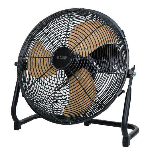 Russell Hobbs RHGF1221WDB 12” Floor Fan in Black Scandi