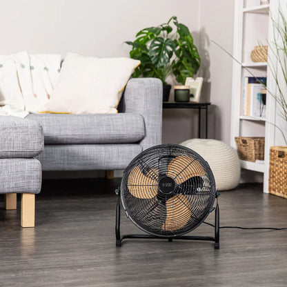 Russell Hobbs RHGF1221WDB 12” Floor Fan in Black Scandi
