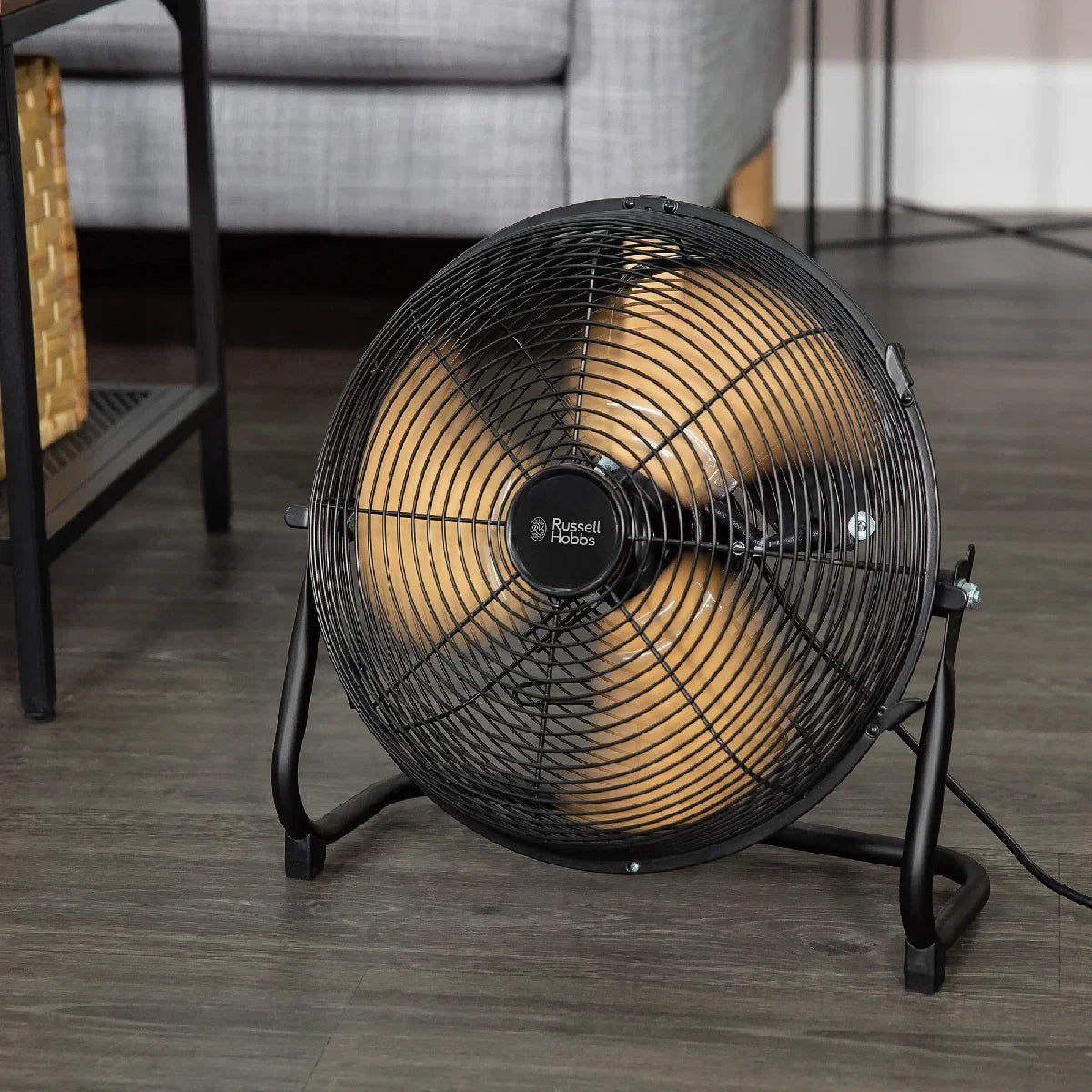 Russell Hobbs RHGF1221WDB 12” Floor Fan in Black Scandi