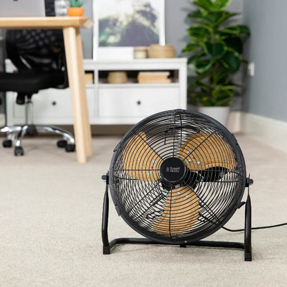 Russell Hobbs RHGF1221WDB 12” Floor Fan in Black Scandi