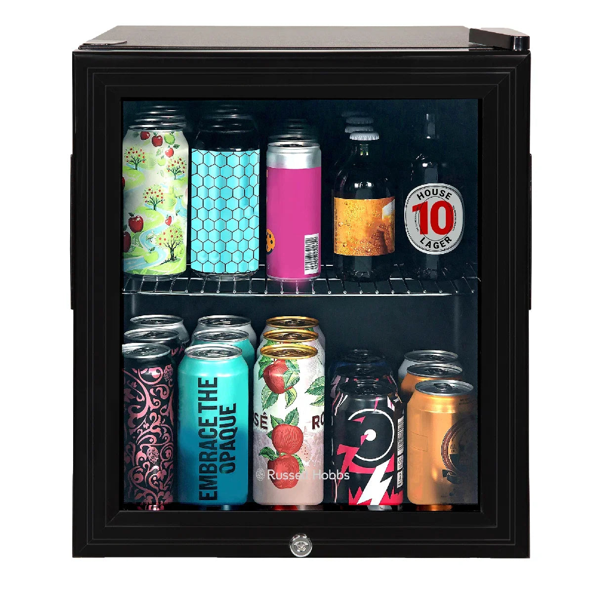 Russell Hobbs RHGWC1B-C-LCK 12 Bottle Lockable Wine Cooler in Black