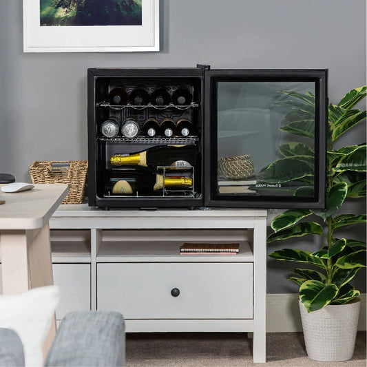 Russell Hobbs RHGWC1B-C-LCK 12 Bottle Lockable Wine Cooler in Black