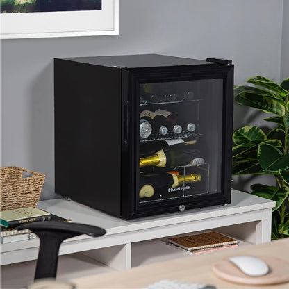 Russell Hobbs RHGWC1B-C-LCK 12 Bottle Lockable Wine Cooler in Black