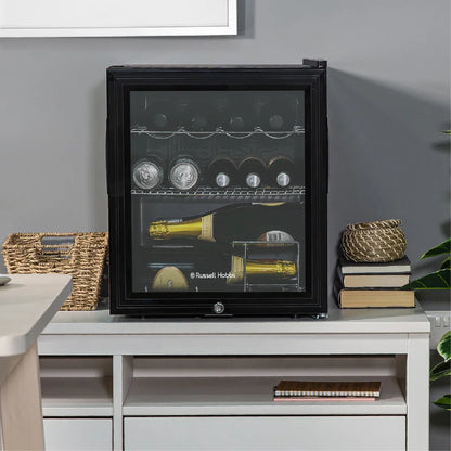 Russell Hobbs RHGWC1B-C-LCK 12 Bottle Lockable Wine Cooler in Black