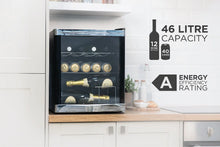 Russell Hobbs RHGWC1B-C Black Glass Door Drinks & Wine Cooler