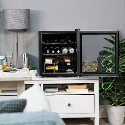 Russell Hobbs® RHGWC3SS-C-LCK 12 Bottle Lockable Wine Cooler in Stainless Steel