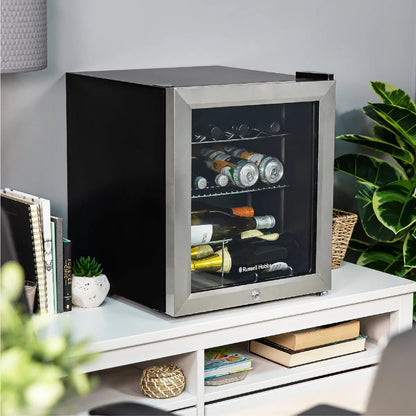 Russell Hobbs® RHGWC3SS-C-LCK 12 Bottle Lockable Wine Cooler in Stainless Steel