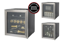 Russell Hobbs RHGWC3SS-C Stainless Steel Glass Door Drinks & Wine Cooler