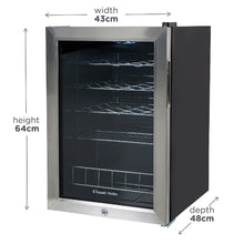 Russell Hobbs® RHGWC4SS-LCK 20 Bottle Lockable Wine Cooler in Stainless Steel