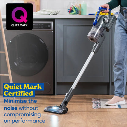 Russell Hobbs® RHHS4101, Glide Pro Plus Cordless Stick Vacuum in Grey & Blue