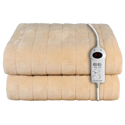 Russell Hobbs RHHT1004BG Heated Throw W/Microfleece in Beige
