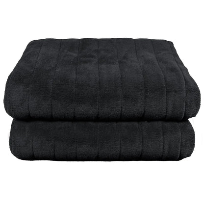 Russell Hobbs RHHT1004BLA Heated Throw W/Microfleece in Black