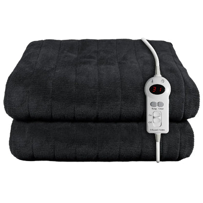 Russell Hobbs RHHT1004BLA Heated Throw W/Microfleece in Black