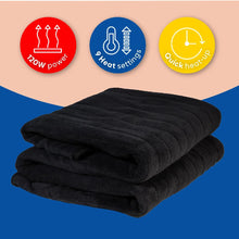 Russell Hobbs RHHT1004BLA Heated Throw W/Microfleece in Black