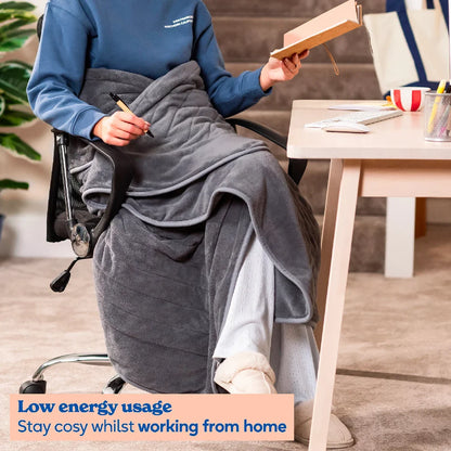 Russell Hobbs® RHHT1004GR Heated Throw W/Microfleece in Grey