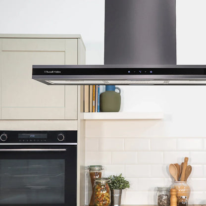 Russell Hobbs RHICH904DB Midnight Collection 90cm Island Cooker Hood