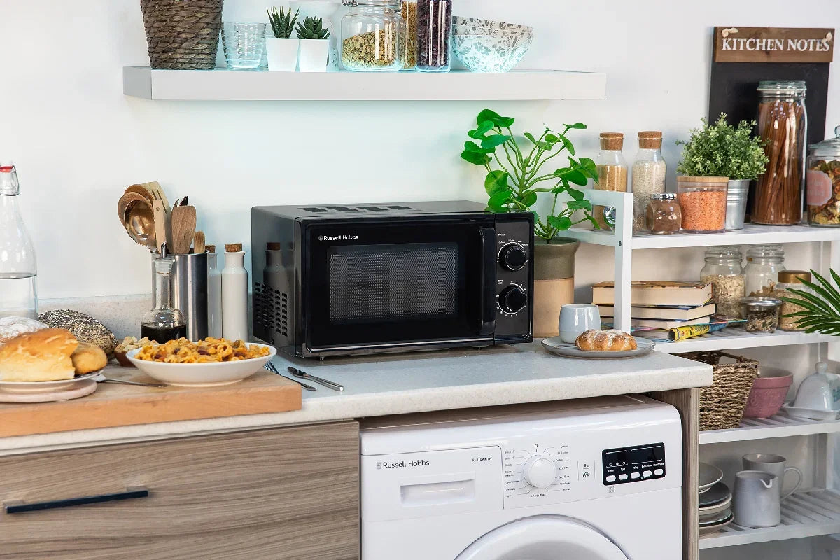 Russell Hobbs® RHM1725B, Textures 17L 700W Manual Microwave in Black