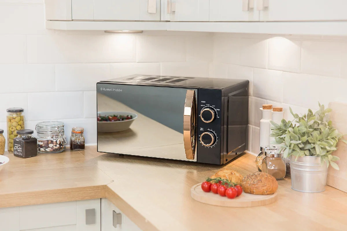 Russell Hobbs RHM1727RG 17Litre Microwave, Rose Gold