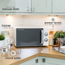 Russell Hobbs RHM1731 17L Inspire Manual Microwave, White