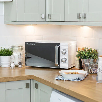 Russell Hobbs RHM1731 17L Inspire Manual Microwave, White