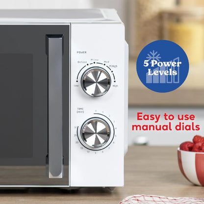 Russell Hobbs® RHM1735, 17L 700W Manual Microwave in White
