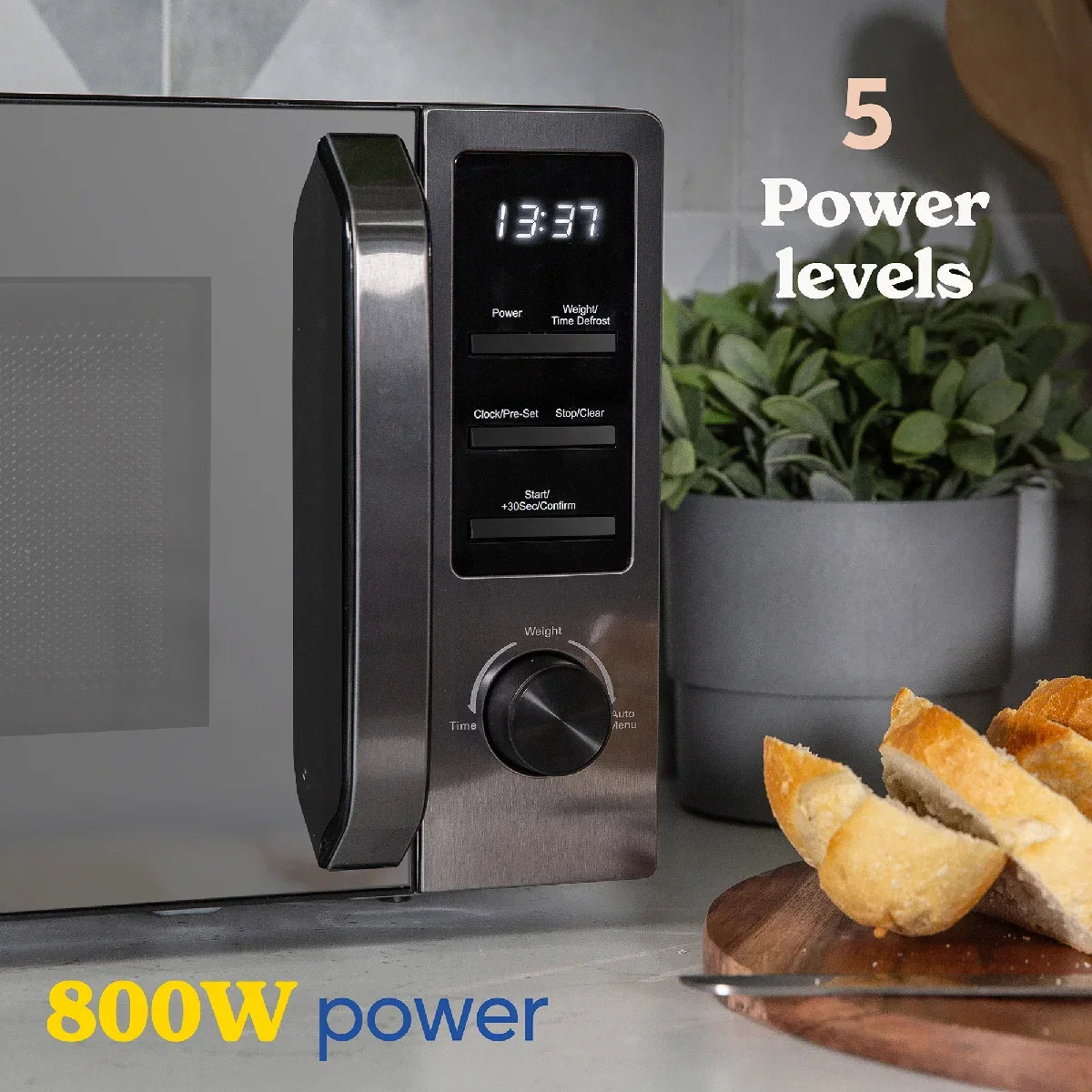 Russell Hobbs RHM2028DS 20L Digital Microwave in Dark Steel