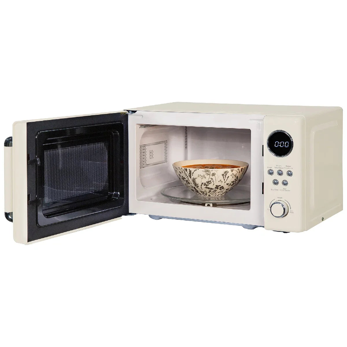 Russell Hobbs RHM2044C Retro Solo Digital Microwave 20L, Cream
