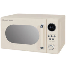 Russell Hobbs RHM2044C Retro Solo Digital Microwave 20L, Cream
