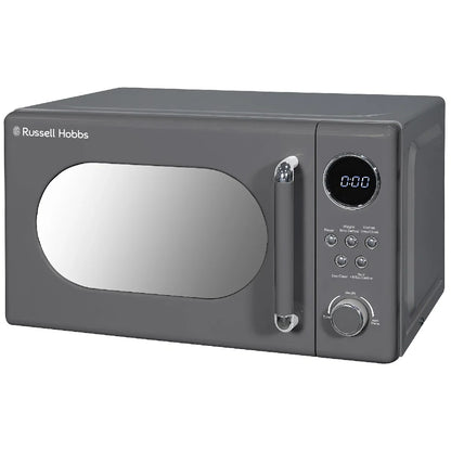 Russell Hobbs RHM2044G Retro Solo Digital Microwave 20L, Grey