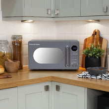 Russell Hobbs RHM2044G Retro Solo Digital Microwave 20L, Grey