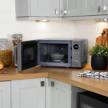 Russell Hobbs RHM2044G Retro Solo Digital Microwave 20L, Grey