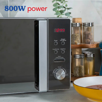 Russell Hobbs RHM2076S 20 Litre Digital 800w Microwave, Silver