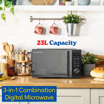 Russell Hobbs RHM2366B 23L Digital Combination Microwave in Black
