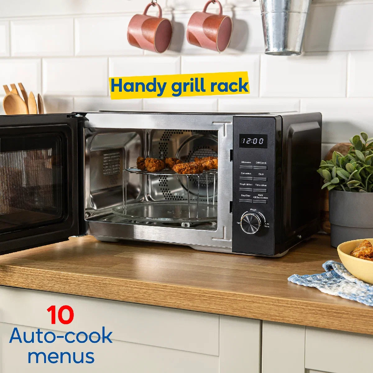 Russell Hobbs RHM2366B 23L Digital Combination Microwave in Black
