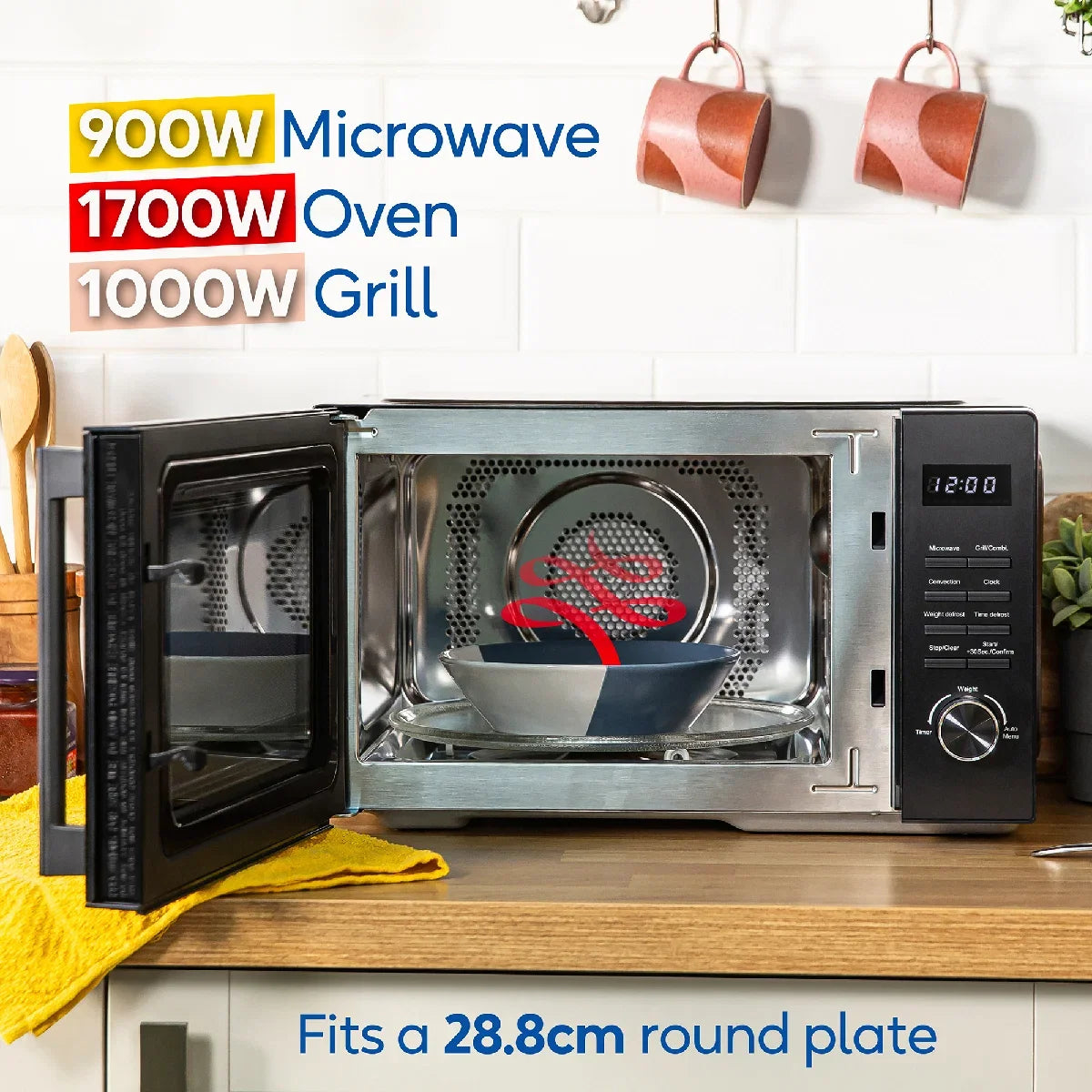 Russell Hobbs RHM2366B 23L Digital Combination Microwave in Black
