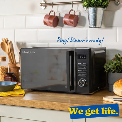 Russell Hobbs RHM2366B 23L Digital Combination Microwave in Black