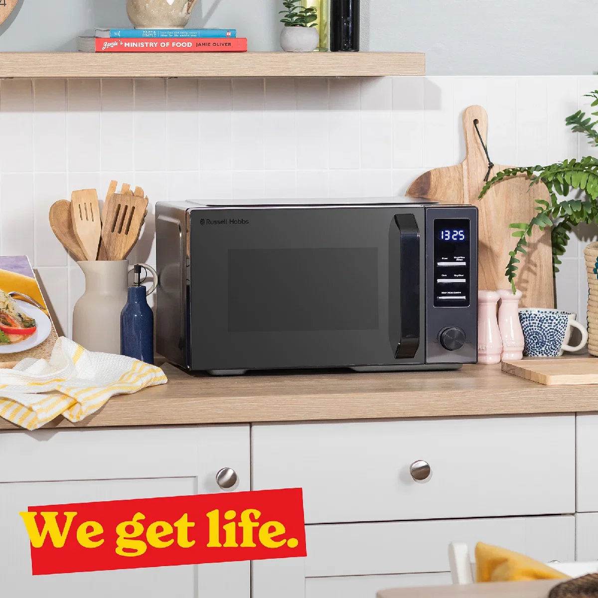 Russell Hobbs RHM2372DS, 23L Digital Microwave in Dark Steel