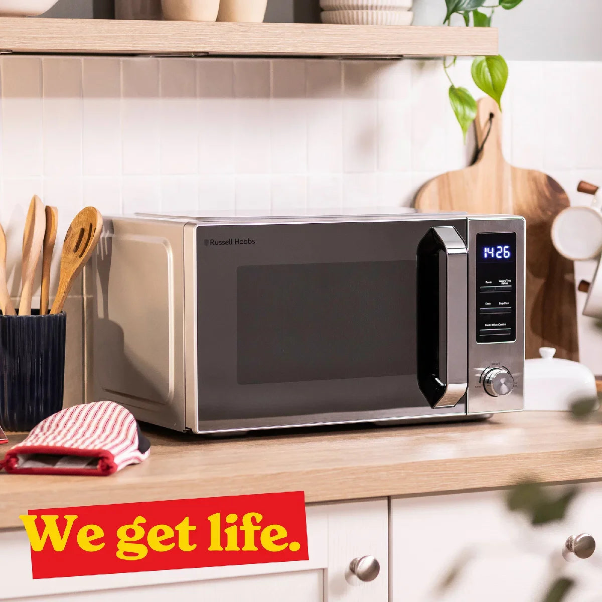 Russell Hobbs RHM2372SS, 23L Digital Microwave in Stainless Steel