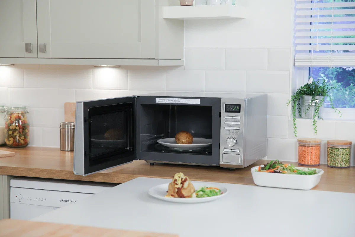 Russell Hobbs RHM2563 25L Digital 900w Solo Microwave Stainless Steel