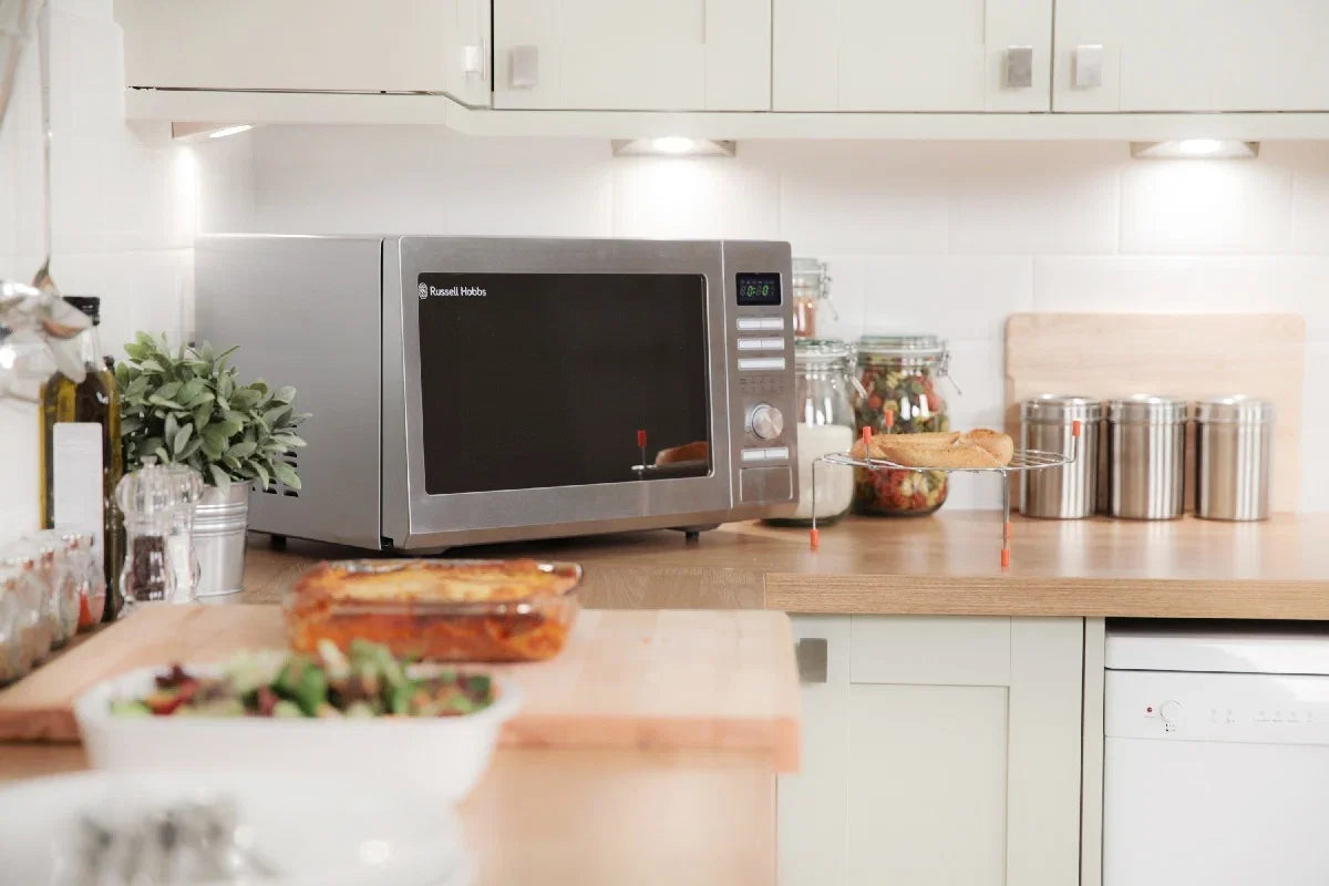 Russell Hobbs RHM3002 900W 30 Litre Stainless Steel Digital Combination Microwave