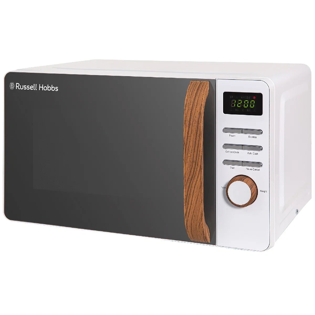 Russell Hobbs RHMD714-MN Scandi Compact Digital Microwave 17L, White